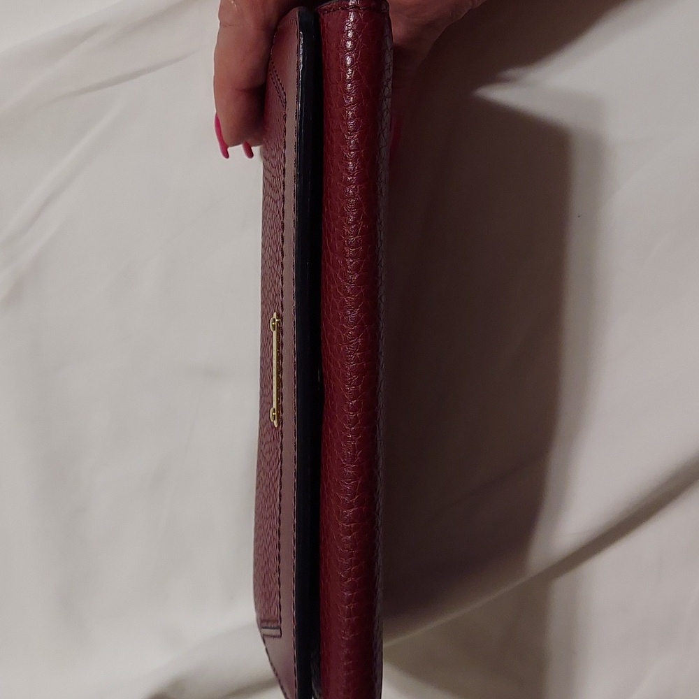 Authentic Burberry Red Leather Long Wallet.  EUC - Picture 13 of 13